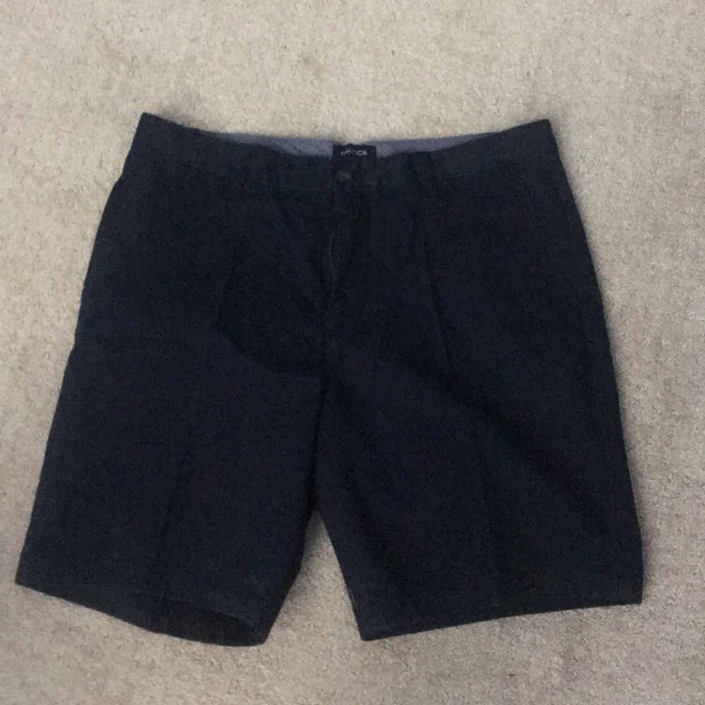 Nautica Men’s Navy Blue Dress Shorts